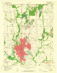 Pittsburg 1959 topographic map thumbnail