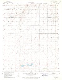 Plains NE 1967 topographic map thumbnail