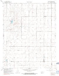 Plains NW 1968 topographic map thumbnail