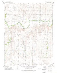 Plainville SW 1978 topographic map thumbnail