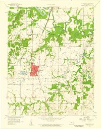 Pleasanton 1958 topographic map thumbnail