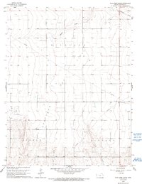 Plum Creek North 1966 topographic map thumbnail