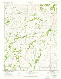 Porterville 1973 topographic map thumbnail