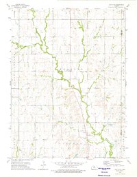 Portis NE 1973 topographic map thumbnail