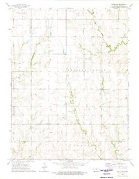 Portis NW 1973 topographic map thumbnail