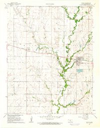 Potwin 1961 topographic map thumbnail