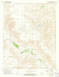 Proffitt Lake SW 1972 topographic map thumbnail