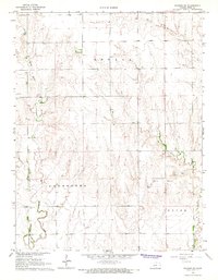 Ransom SW 1966 topographic map thumbnail