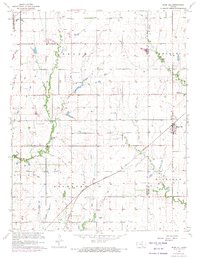 Rose Hill 1960 topographic map thumbnail