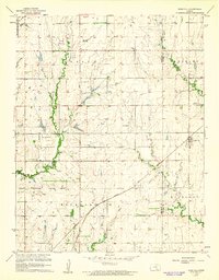 Rose Hill 1960 topographic map thumbnail