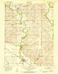 Rossville 1952 topographic map thumbnail