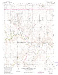 Russell SW 1961 topographic map thumbnail