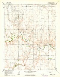 Russell SW 1961 topographic map thumbnail