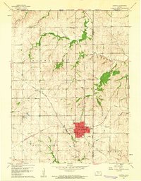 Sabetha 1960 topographic map thumbnail