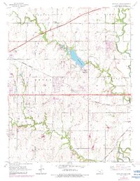 Santa Fe Lake 1955 topographic map thumbnail