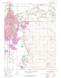 Salina 1955 topographic map thumbnail