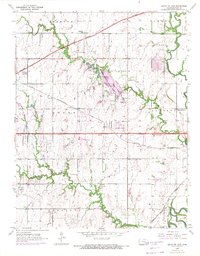 Santa Fe Lake 1955 topographic map thumbnail