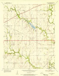 Santa Fe Lake 1955 topographic map thumbnail
