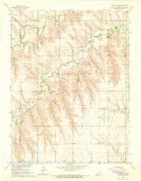 Selden NW 1965 topographic map thumbnail