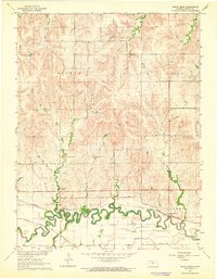 Shady Bend 1963 topographic map thumbnail