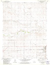 Sharon Springs West 1979 topographic map thumbnail