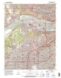 Shawnee 1991 topographic map thumbnail