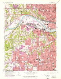 Shawnee 1964 topographic map thumbnail