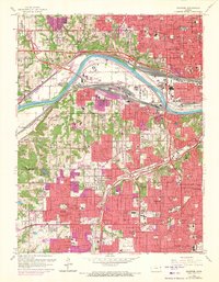 Shawnee 1964 topographic map preview