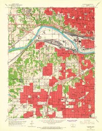 Shawnee 1964 topographic map thumbnail