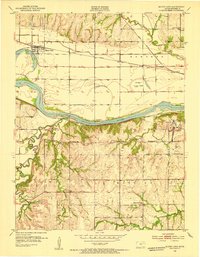 Silver Lake 1952 topographic map thumbnail