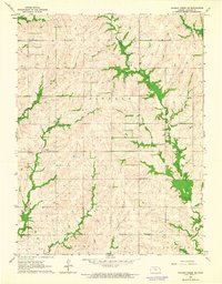 Soldier Creek SE 1964 topographic map thumbnail