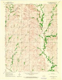 Soldier Creek SW 1964 topographic map thumbnail