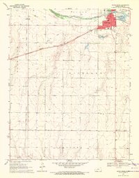 South Dodge 1969 topographic map thumbnail
