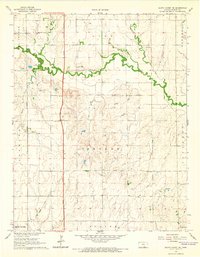 South Haven NE 1964 topographic map thumbnail