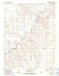 Spearville NE 1972 topographic map thumbnail