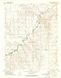Spearville NE 1972 topographic map thumbnail