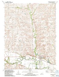Strong City 1989 topographic map thumbnail