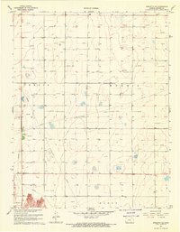 Sublette SE 1968 topographic map thumbnail