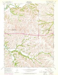 Swede Creek 1955 topographic map thumbnail