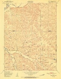 Swede Creek 1951 topographic map thumbnail