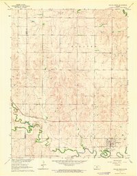 Sylvan Grove 1963 topographic map thumbnail