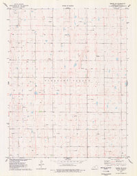 Tennis NE 1976 topographic map thumbnail