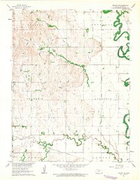 Tescott NE 1961 topographic map thumbnail