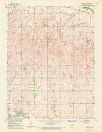 Tescott SE 1965 topographic map thumbnail