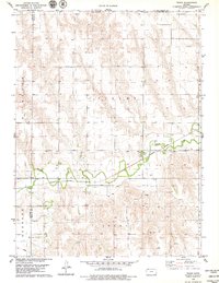 Traer 1978 topographic map thumbnail