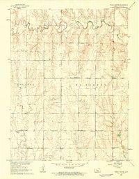 Trego Center 1960 topographic map thumbnail