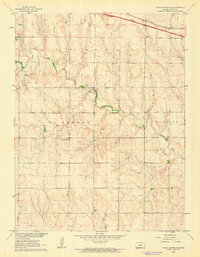 Trego Center NE 1960 topographic map thumbnail