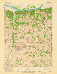 Troy 1961 topographic map thumbnail