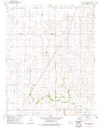 Turkey Creek 1979 topographic map thumbnail