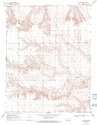 Twin Butte 1969 topographic map thumbnail